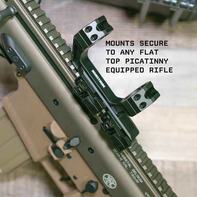 Monstrum Defcon QD Scope Mount with Hypergrip Quick Detach - Image 5